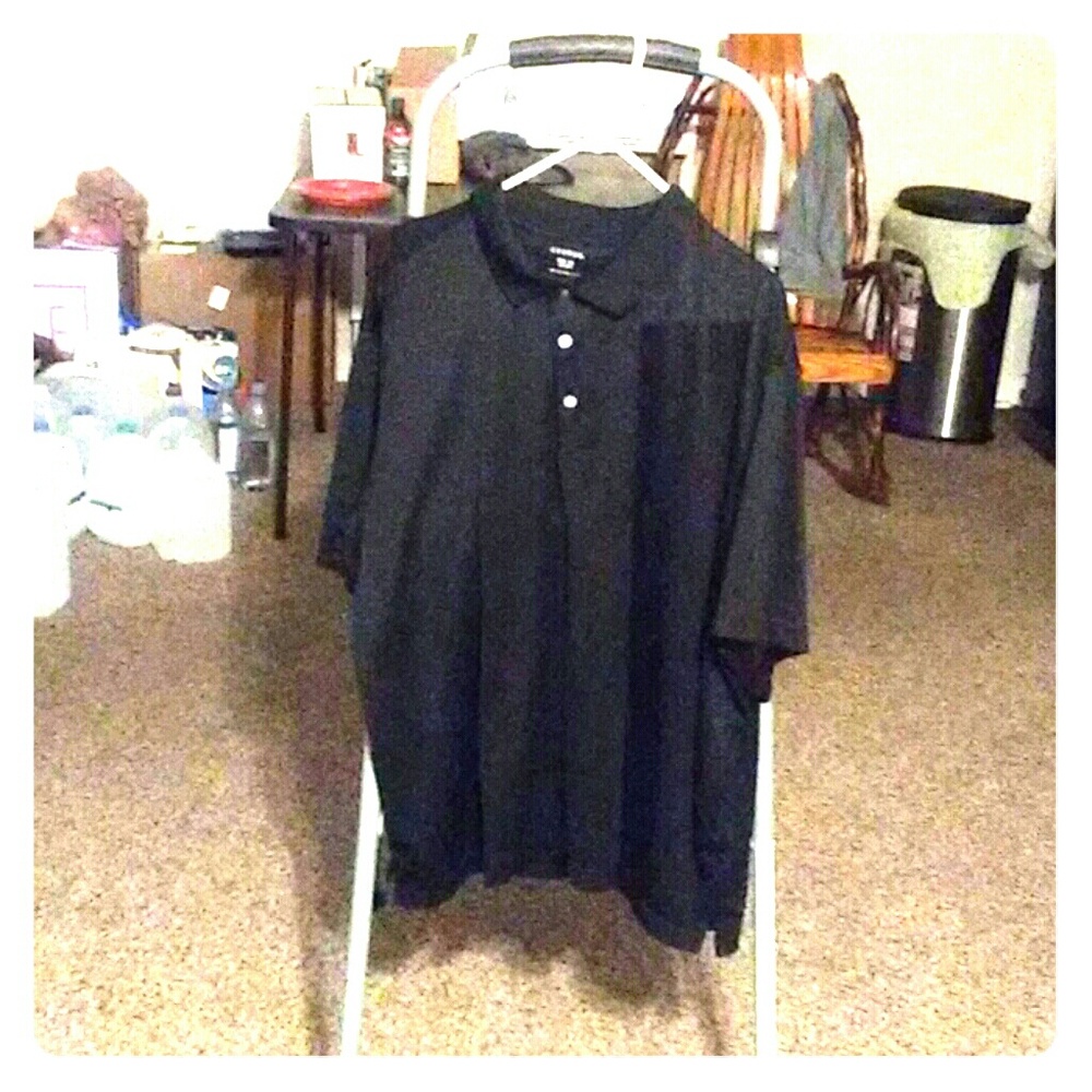 Nice black silk short sleeve shirt